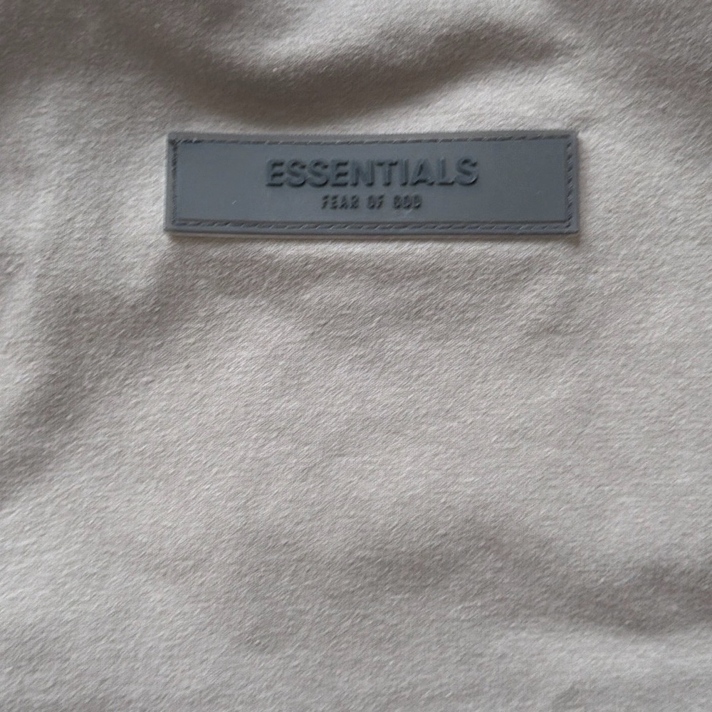 Essentials Fear of God grey cropped tank top, size S - Picture 6 of 9